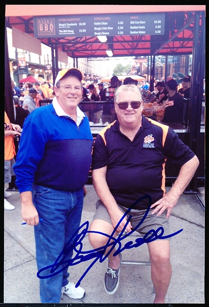 Autographed Boog Powell Baltimore Orioles MLB Color 4” x 6” Photo