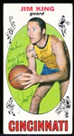 Autographed 1969-70 Topps Bskbl. #66 Jim King, Royals