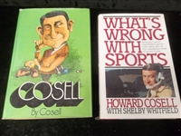 2 Diff. Howard Cosell Hardcover Books