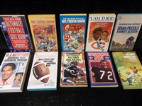 10 Diff. Pro Football Related Softcover Books