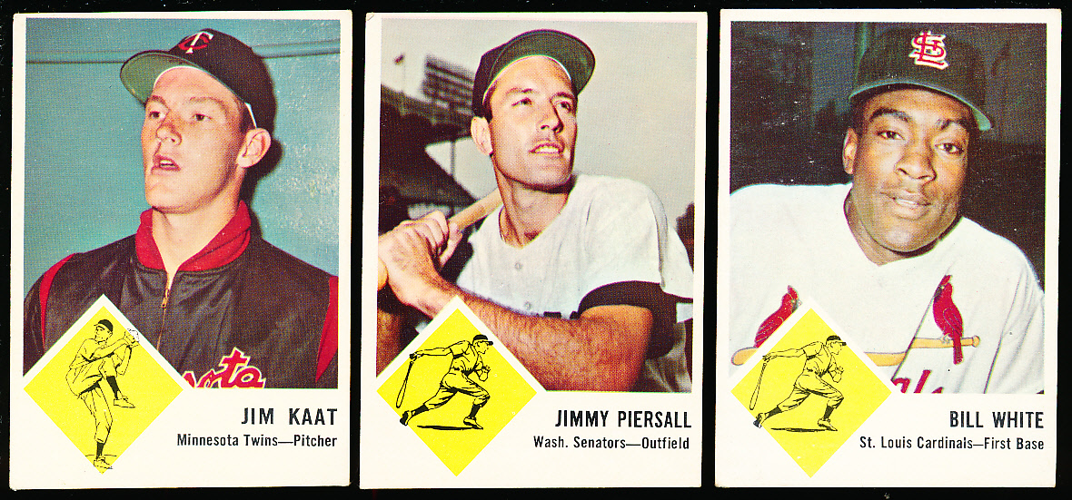 Lot Detail - 1963 Fleer Bb- 3 Diff