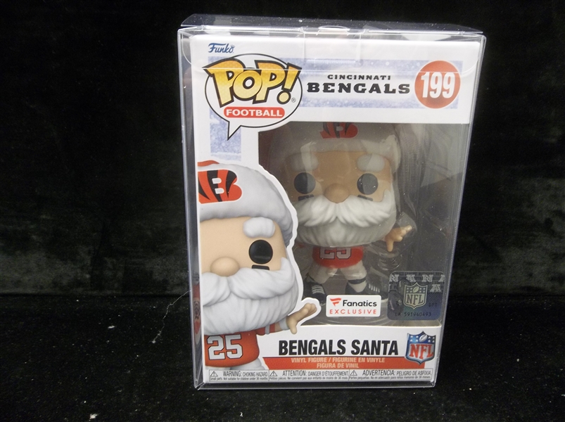 2023 Funko Pop Figures NFL #199 Bengals Santa- Fanatics Exclusive!