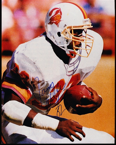 Autographed James Wilder Tampa Bay Buccaneers NFL Color 8” x 10” Photo