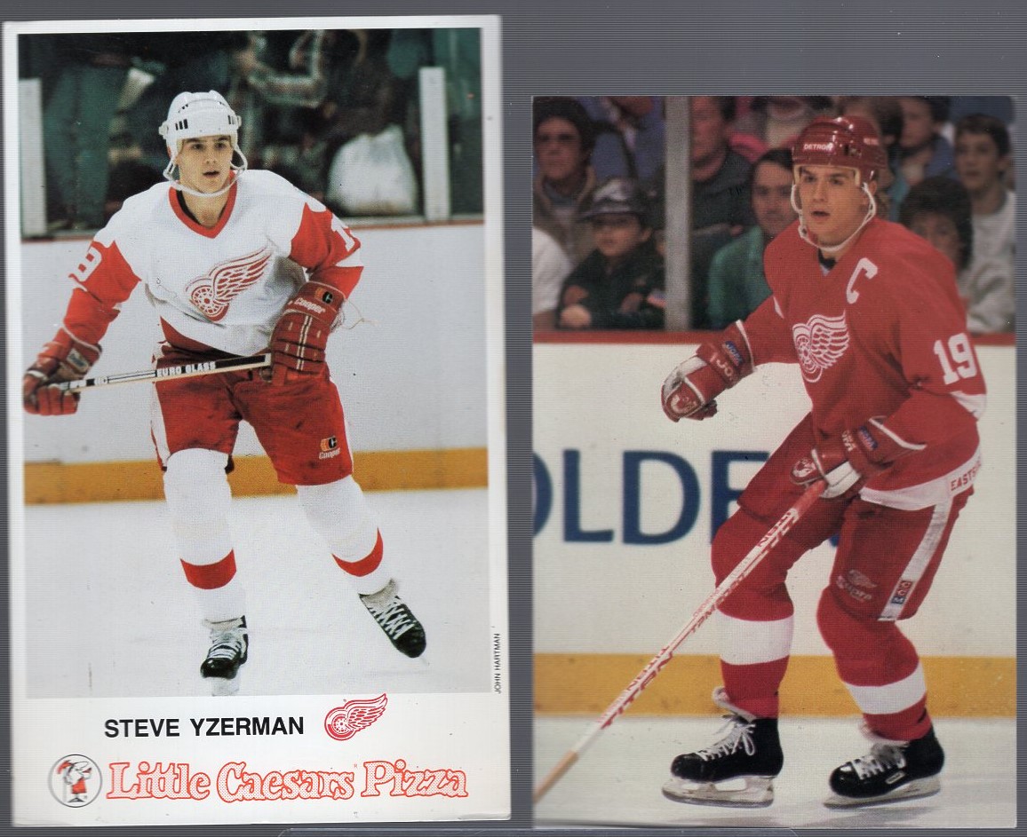 Lot Detail - 1980’s Detroit Red Wings NHL Little Caesar’s/ Team Issued ...