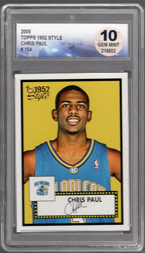 Lot Detail - 2005-06 Topps 1952 Style #154 Chris Paul RC- Diamond ...