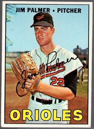 1967 Topps Bb- #475 Jim Palmer, Baltimore