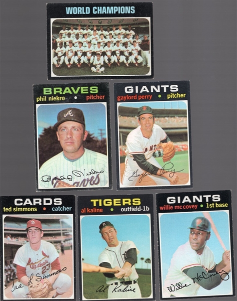 1971 Topps Bb- 6 Diff