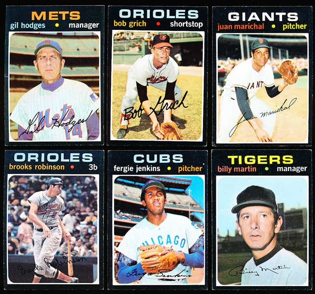 1971 Topps Bb- 6 Diff