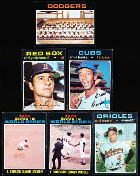 1971 Topps Bb- 6 Diff