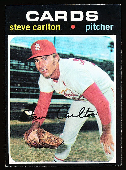 1971 Topps Bb- #55 Steve Carlton, Cardinals