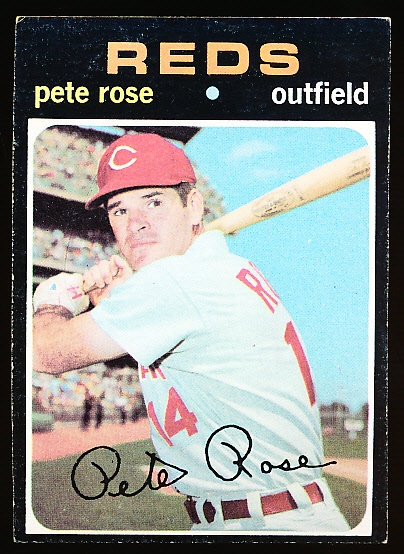 1971 Topps Bb- #100 Pete Rose, Reds