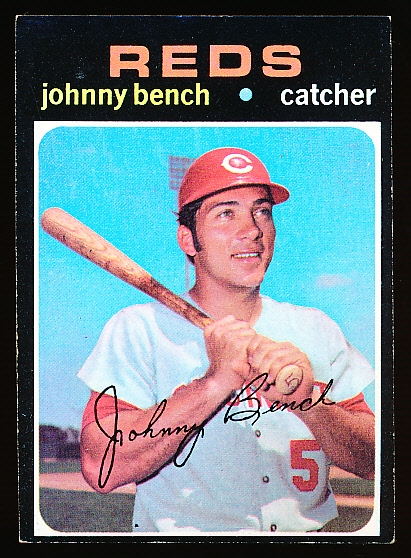 1971 Topps Bb- #250 Johnny Bench, Reds