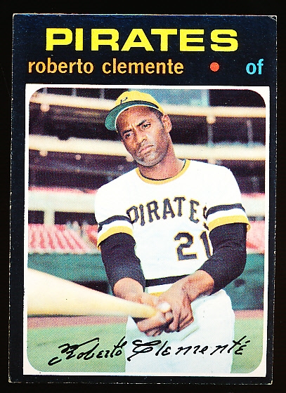 1971 Topps Bb- #630 Roberto Clemente, Pirates