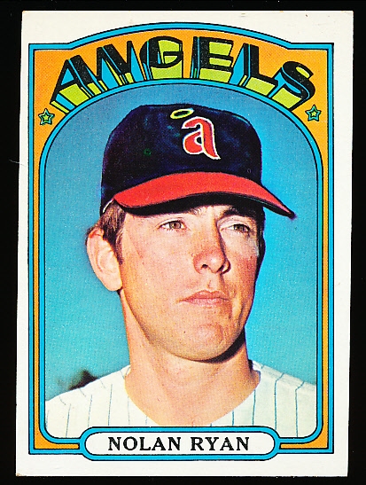 1972 Topps Bb- #595 Nolan Ryan, Angels