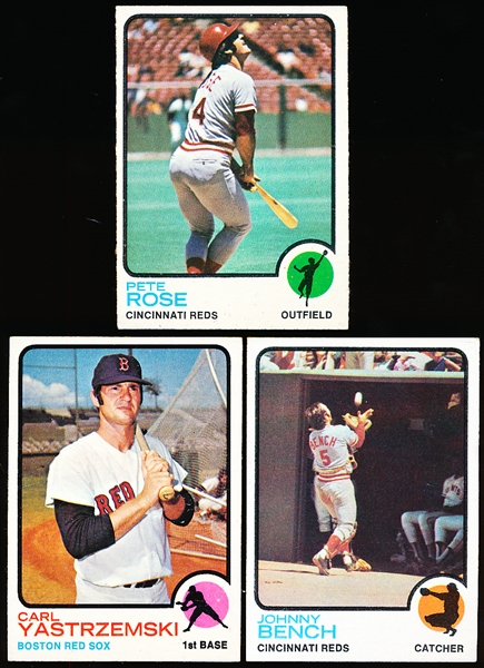 1973 Topps Bb- 3 Diff Stars