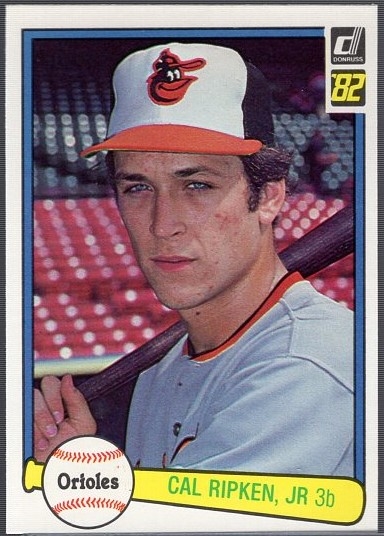 1982 Donruss Bb- #405 Cal Ripken RC