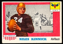 1955 Topps Football All American - #6 Niles Kinnick, Iowa