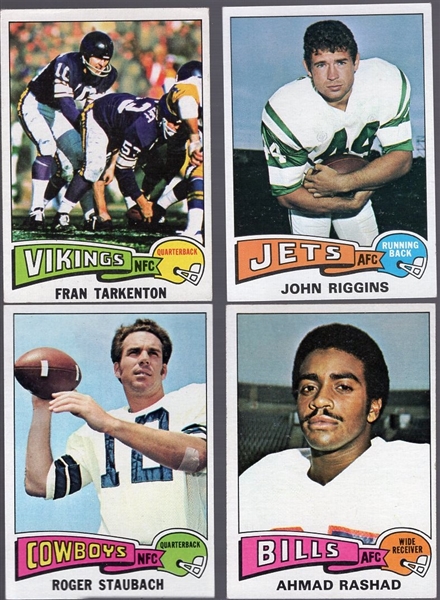 1975 Topps Football- 4 Cards