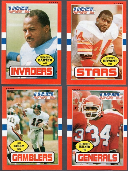 1985 Topps USFL Football- 4 Stars