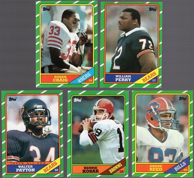 1986 Topps Fb- 5 Diff