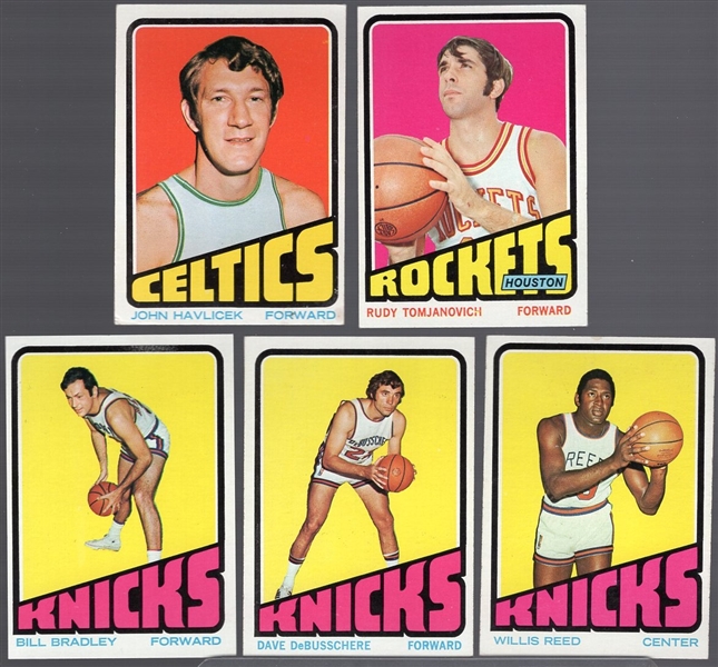 1972-73 Topps Basketball- 5 Diff