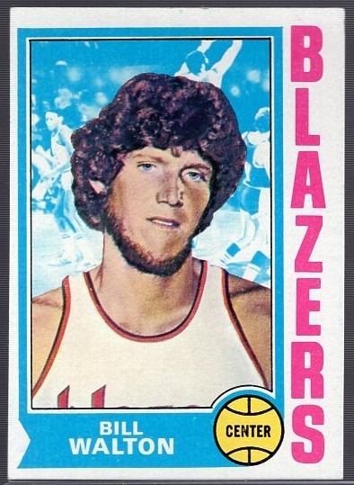 1974-75 Topps Bask- #39 Bill Walton RC, Blazers