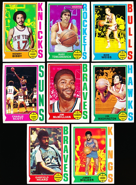 1974-75 Topps Bask- 21 Diff