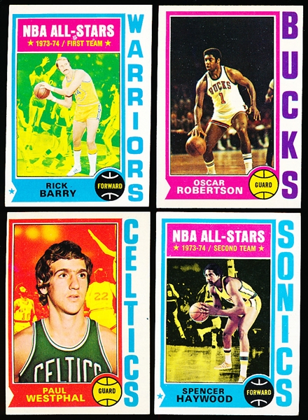 1974-75 Topps Bask- 4 Stars