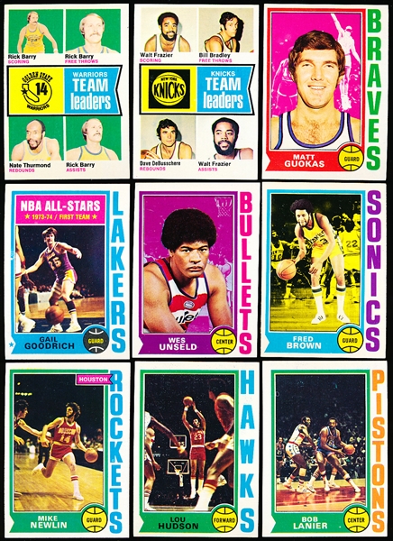 1974-75 Topps Bask- 21 Diff