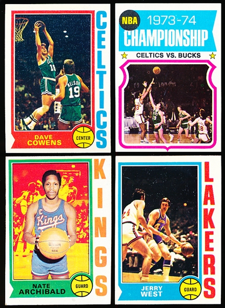 1974-75 Topps Bask- 4 Diff