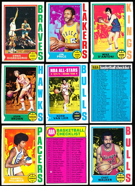 1974-75 Topps Bask- 35 Diff