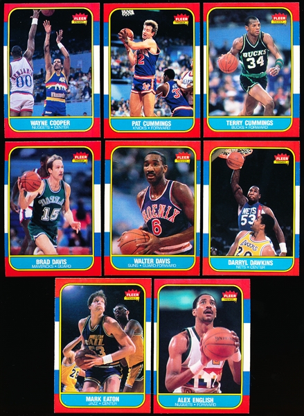 1986-87 Fleer Basketball- 10 Diff