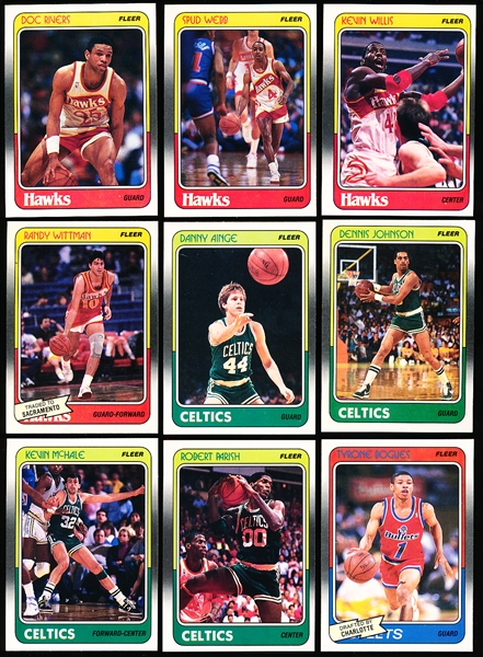 1988-89 Fleer Basketball- 50 Cards