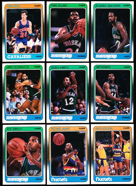 1988-89 Fleer Basketball- 50 Cards