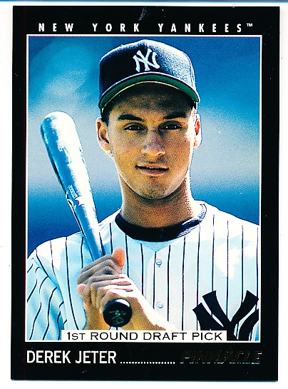 1993 Pinnacle Bb- #457 Derek Jeter RC, Yankees