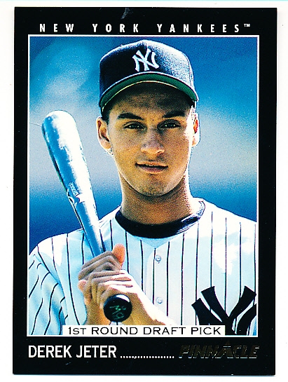 1993 Pinnacle Bb- #457 Derek Jeter RC, Yankees