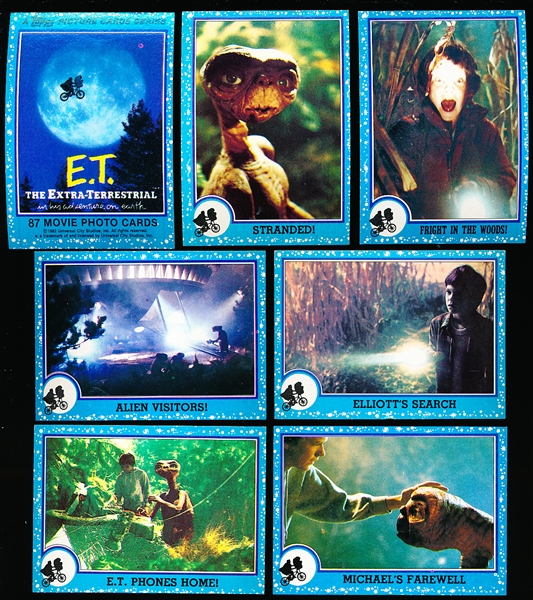 1982 Topps “E.T.” Near Sets- 3 Near Sets