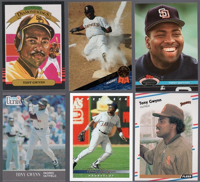 Tony Gwynn Cards- 95 Cards- 1984 to 1993