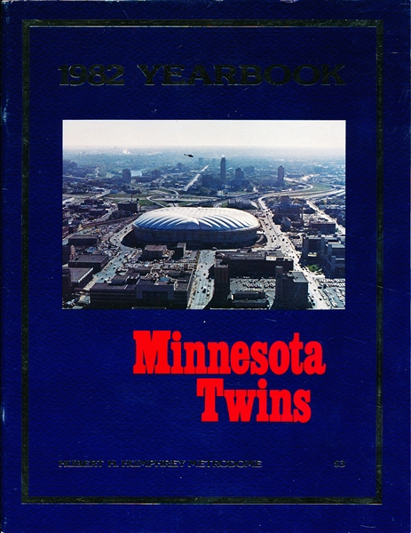 1982 Minnesota Twins MLB Yearbook