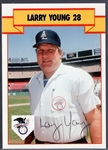 Autographed 1990 T&M Umpires #50 Larry Young