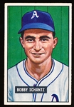 1951 Bowman Bb- #227 Bobby Schantz, Phila A’s