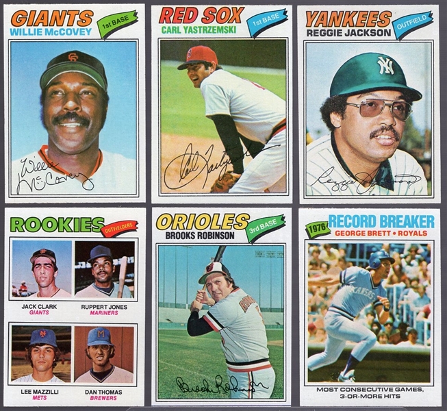 Lot Detail - 1977 Topps Bb- 12 Diff Stars