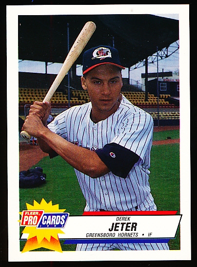 Lot Detail - 1993 Fleer ProCards Minor League Bb- #893 Derek Jeter ...