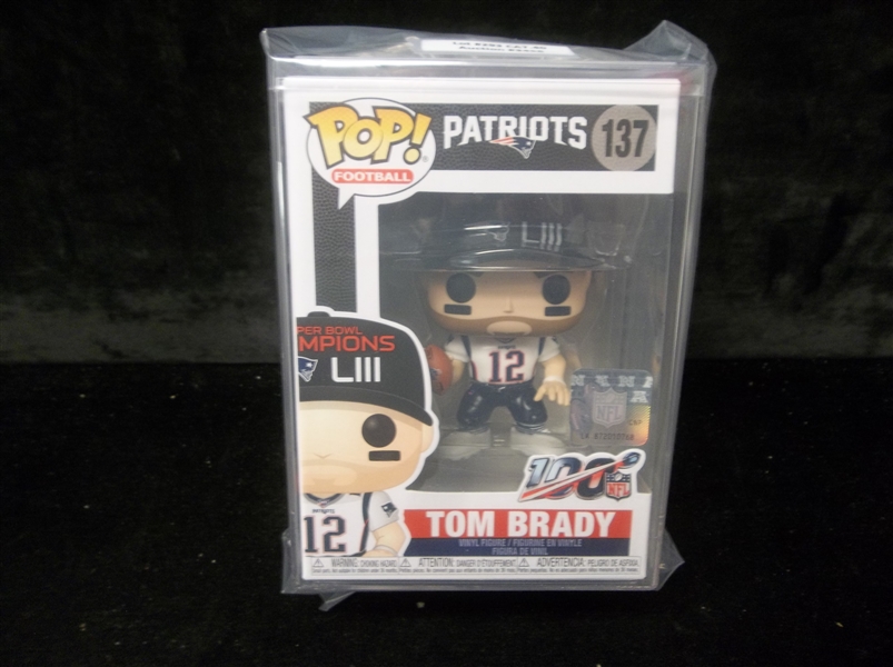 2019 Funko Pop NFL Figure #137 Tom Brady SB LIII Champs, Patriots