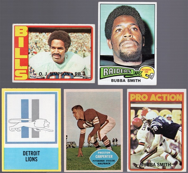 Nine Football Cards