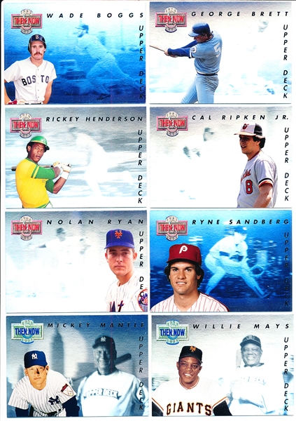 1993 Upper Deck Bb- “Then and Now” Inserts- 43 Asst.