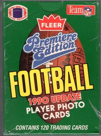 1990 Fleer Football Update- Factory Set of 120