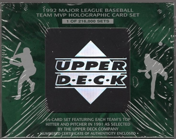 1992 Upper Deck MVP Hologram Factory Set of 54