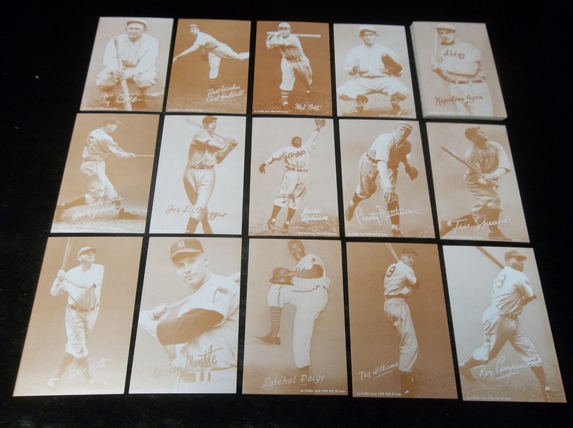 1980 Hall of Fame Exhibit Cards Set of 32