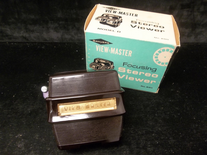 1950’s Sawyer’s View-Master Stereo Viewer Model D in Original Box! 